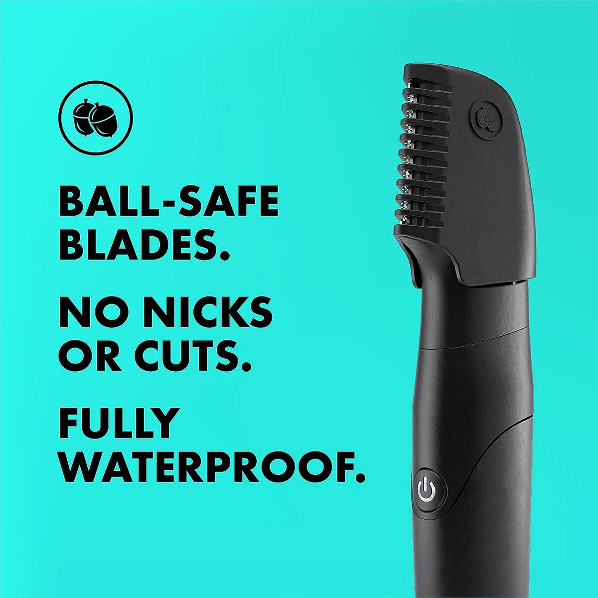 B2 Trimmer Balls and Body Grooming with 2 Quick Change Trimmer Heads