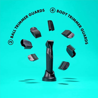 B2 Trimmer Balls and Body Grooming with 2 Quick Change Trimmer Heads